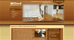 Desktop Screenshot of milfordhardwood.com